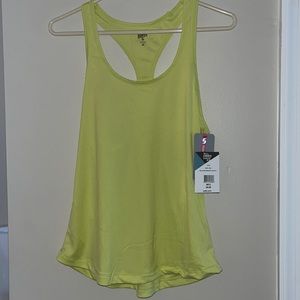 Medium Neon Yellow Soffe Racerback Tanktop